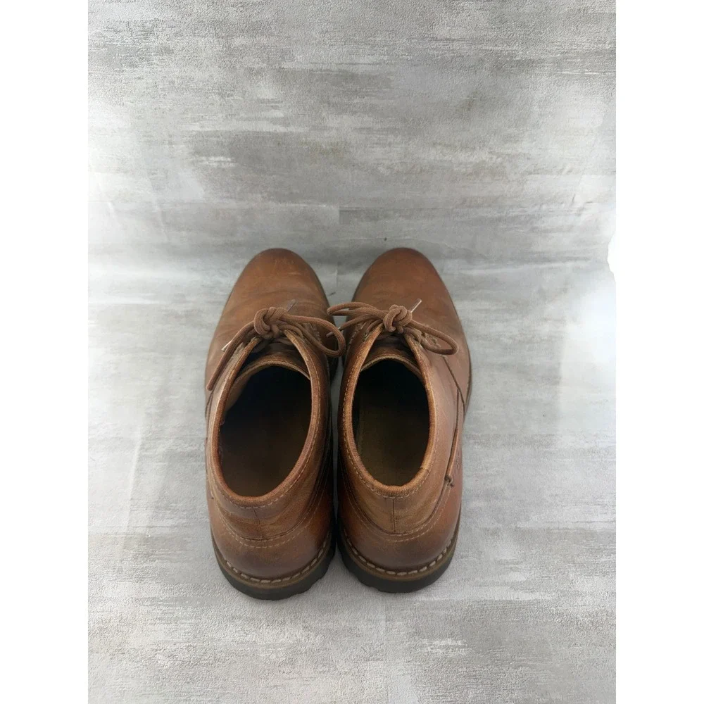 Clarks Men Brown Leather Chukka Boots 26103252 Lace Up Lug Sole Size 9M